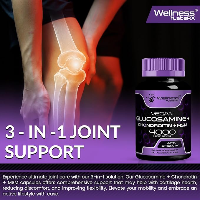 Glucosamine Chondroitin MSM - 4000mg - 240 Count