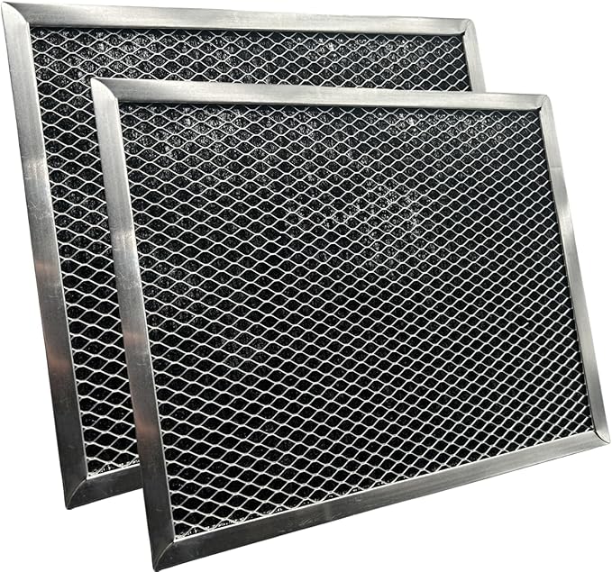 2-Pack Range Hood Mesh Filters – Compatible with Broan/NuTone 97007696, 39000, 53000 – 8.75" x 10.5" Aluminum Insert for Ductless Stove Vents