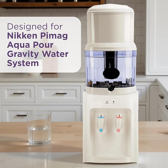 Ceramic Water Filter Replacement 1364 for PiMag Nikken Aqua Pour Gravity Water Dispenser 1360, Durable Ceramic Pre Filter for Nikken Products Filtration System, Helps Reduce Fine Sediment & Particles