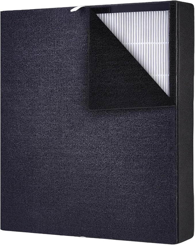 Nispira True HEPA Activated Carbon Pre Filter Replacement Compatible with Breathe Classic Smart Air Purifier BF35 HEPA-Pure. 1 Pack