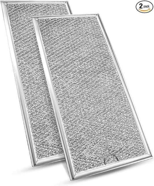 Grease Filter Fit for GE Microwave Oven JVM6175SF1SS JVM6175SK1SS JVM6175SK2SS JVM6175SK3SS, 2 Pack Microwave Filter