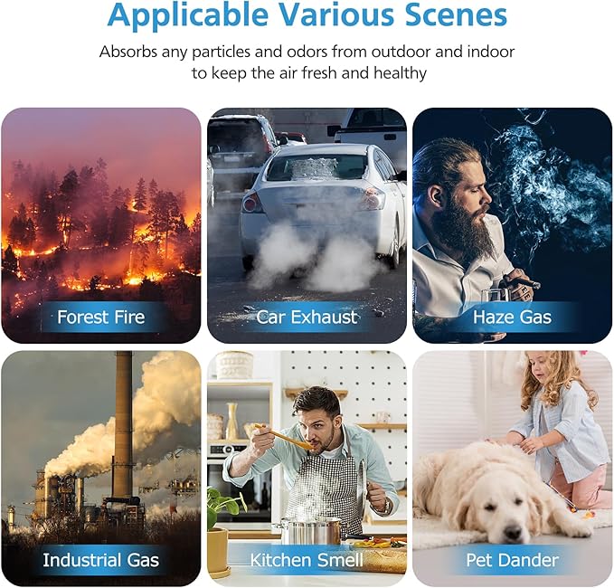 2 Pack Core 300 Replacement Filter for LEVOIT Core 300 and Core 300S Air Purifier, 3-in-1 Core 300 Toxin Absorber Filter Efficiency Activated Carbon Filtration System, Core 300-RF-TX