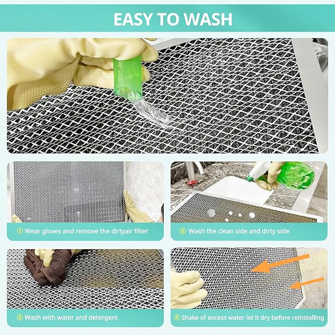 14x25x1 Electrostatic Air Filter, Washable & Reusable Aluminum AC/HVAC Furnace Filter, MERV 8, Lasts a Lifetime, Healthier Home or Office(Actual Size: 13.5"x24.5"x0.86")