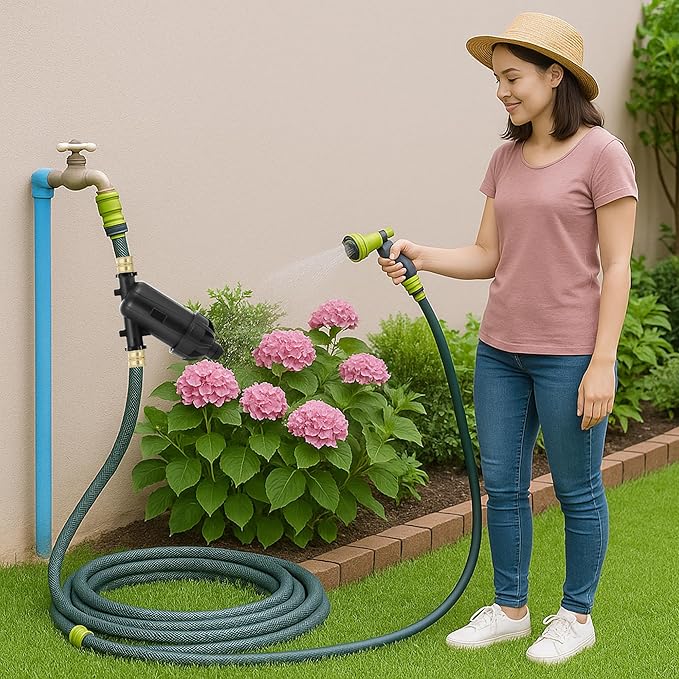 2 PCS US Standard 3/4" Drip Irrigation Disc Y Filter 120 Mesh 130 Micron USA Garden Hose 3/4 Inch GHT Male Thread Inline Irrigation Water Disc Filter Drip Irrigation Filter for Garden