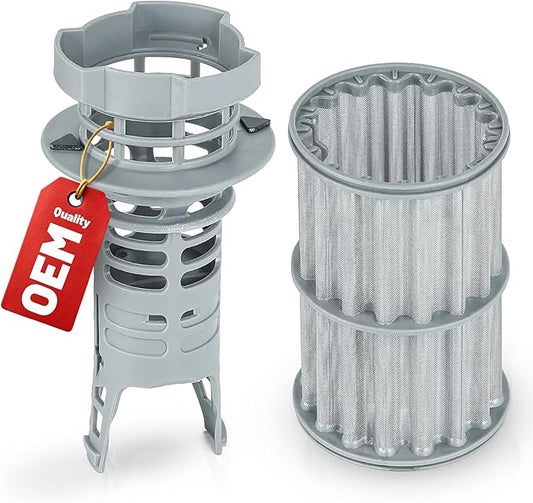 New Upgraded 00645038 645038 Micro Filter Dishwasher Drain Filter Compatible with Bosch Thermador Kenmore Dishwasher filter, Part Replaces AP4339631, 00651097, 1560725, 651097, AH3479708, EA3479708