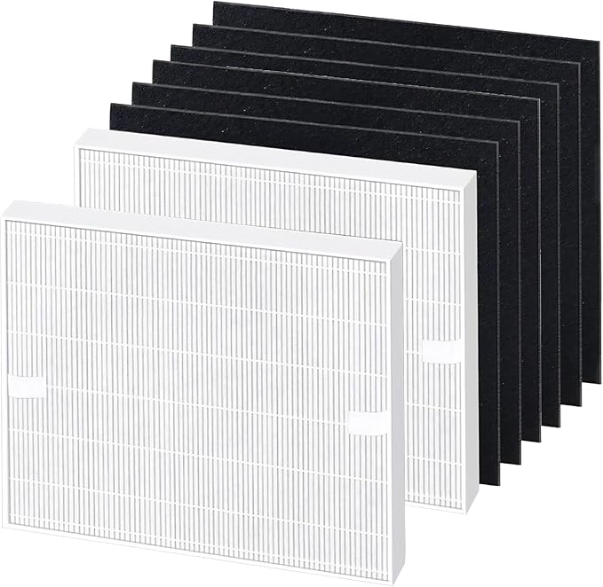 AP-1512HH Replacement Filter Set for for Coway Airmega AP-1512HH & 200M, 2 HEPA filter + 6 Carbon Filter
