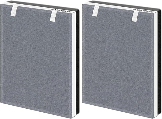 Vital 100 Replacement Filter for LEVOIT Vital 100 Air Purifier, Funmit 3-in-1 H13 True HEPA High-Efficiency Activated Carbon Filter, Compared to Part # Vital 100-RF, 2 Pack