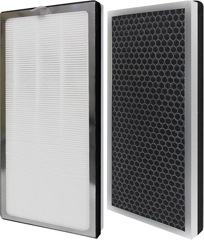 40 Replacement Filter Compatible with MA Air Purifier 40 Series, 3-IN-1 True HEPA 13 Filtration, Fine Pre-Filter and Activated Carbon F ilter, 2 Pack