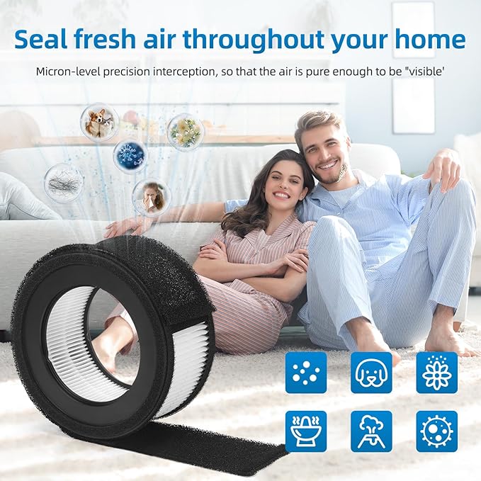 Z-1000 Replacement Filter Compatible with TruSens Z-1000 Air Purifier,H13 Activated carbon,Model AFH-Z1000-01 2 Pack