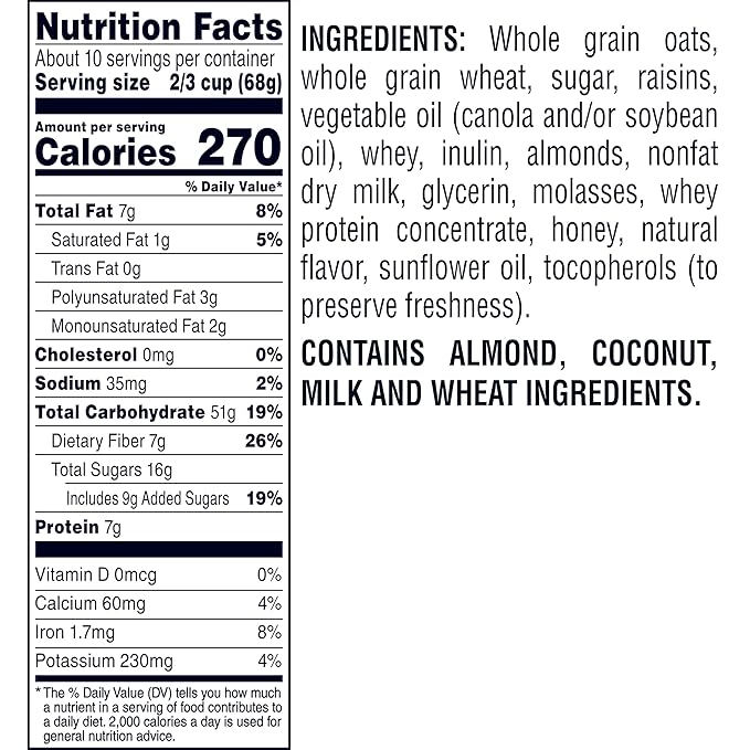 Quaker Simply Granola Honey & Raisin, 24.1 Oz (Pack of 2)