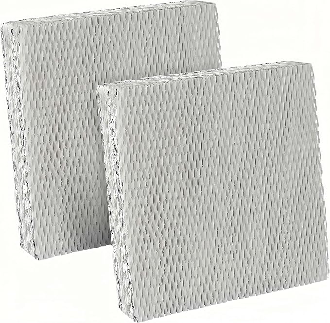 2Pieces Water Panel Humidifier Filter Pad Replacement for AprilAir-e110 220 500 500A 500M 550 550A 558, H-oneywell HC22P HC22P1001 HC22A1007 Whole House Humidifiers,Furnace Humidifier Filter