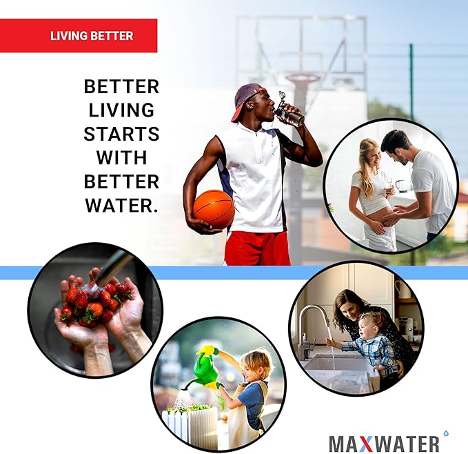 Post Activated Carbon Water Filter Replacement – 5 Micron Inline Filter – 10 inch Inline Carbon Filter– Under Sink and Reverse Fits most Reverse Osmosis Systems (1 pack)