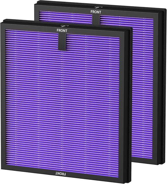2 Pack HY4866 Replacement Filters for MORENTO/WESTHEY HY4866 Air Purifier and YIOU M1 Air Purifier, 3-in-1 H13 True HEPA Filter High-Efficiency Activated Carbon Filter, Multifunction Version
