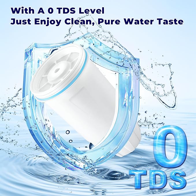 Replacement fit for Zero Pitcher and Dispenser Water Filter Replacement fit for Zero Filters 2 Pack,0 Water Filters fit for zero pitchers ZR-001 ZR-017 ZR-004 ZP-006 ZD-013 ZS-008 prime&swift