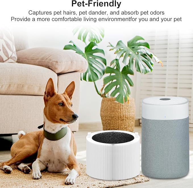 Blue Pure 211i Max Replacement Filter Compatible with Pure 211i Max Air Purifier. F2MAX, 3-in-1 H13 Ture and High-Efficiency Activated Carbon Filters, 2 Pack.