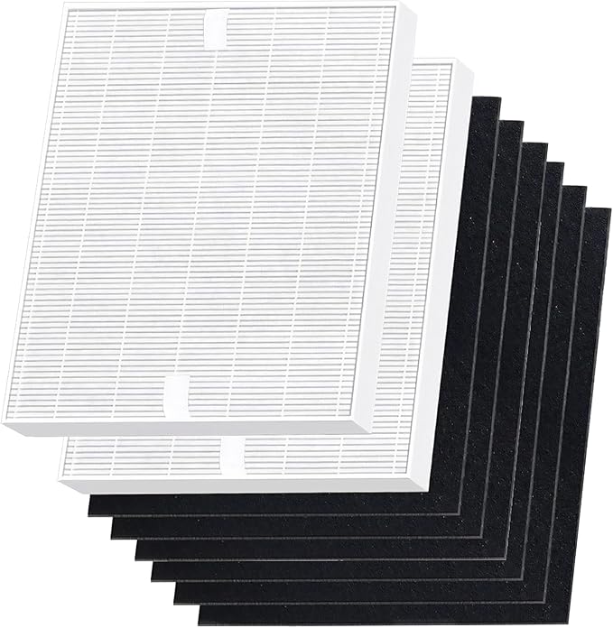 AP-1512HH Replacement Filter Set for for Coway Airmega AP-1512HH & 200M, 2 HEPA filter + 6 Carbon Filter
