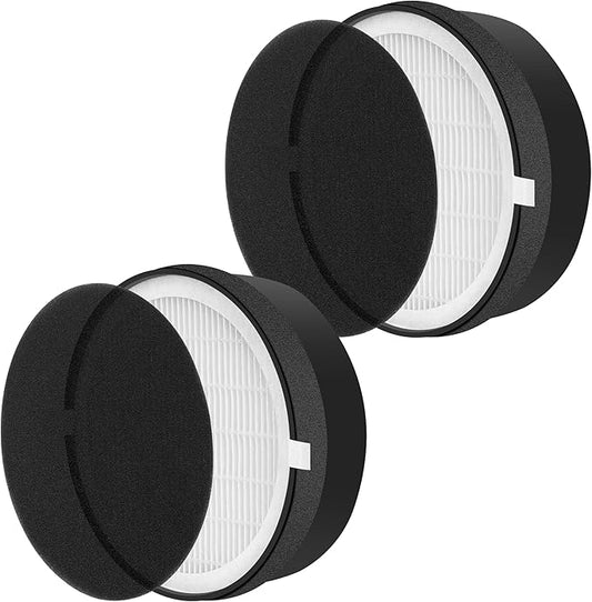 LV-H132 Replacement Filter for LEVOIT LV-H132 Air Purifier, LVH132 3-in-1 H13 True HEPA Filter Replacement Part LV-H132-RF, 2 Pack by APPLIANCEMATES