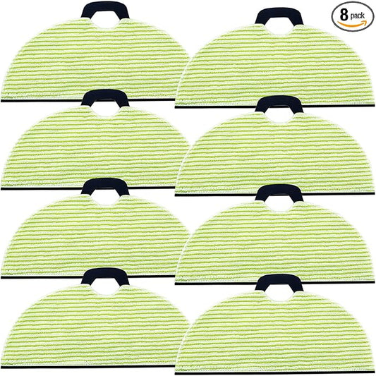 8 Pack RV2610WA Vacuum Mop Replacement Pads for Shark RV2610WA AV2610WA RV2620WD AV2620WD RV2610WD RV2610WD RV2610WFUS RV2410WD AI Ultra 2- in-1 Robot Vacuum Cleaner