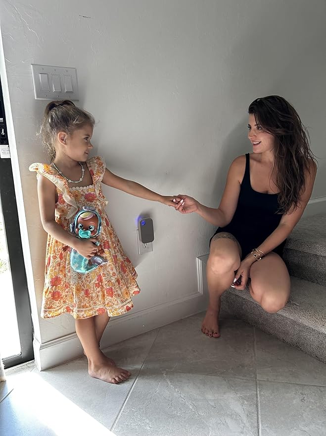 Ion Pure Plug In Air Purifier for Home | Negative Ion Technology for Allergen and Odor Reduction No Filter Compact, Quiet Operation Air Ionizers for Home Kitchen, Bedroom, Bathroom Air Purifiers