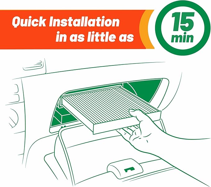 FRAM Fresh Breeze Cabin Air Filter Replacement for Car Passenger Compartment w/ Arm and Hammer Baking Soda, Easy Install, CF11776 for Select Infiniti and Nissan Vehicles