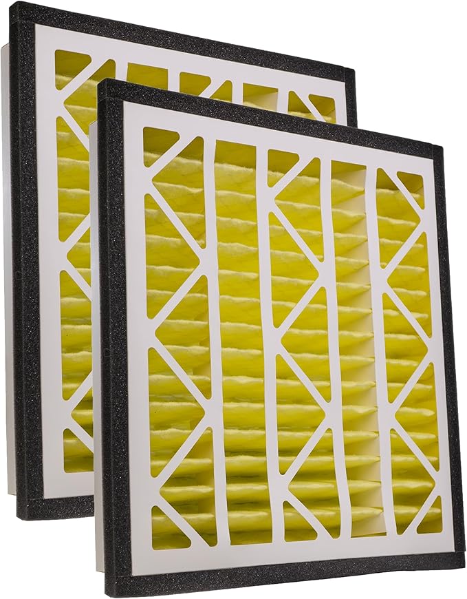 Filter-Monster - Replacement HEPA Filter Bundle - Compatible with Zephyr VGF Series 20x20x3 Whole Home Return Air Grille Filter, 2 Filter Replacement Bundle