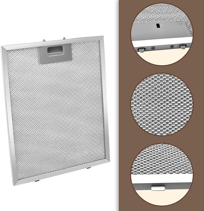2Pcs Universal 12-5/9" x 10-1/5" Range Hood Charcoal Filter