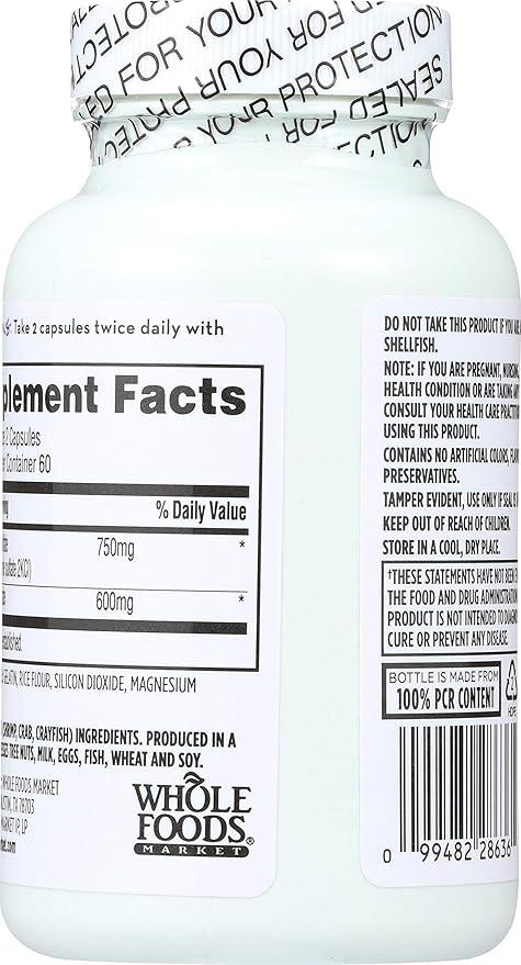 365 by Whole Foods Market, Glucosamine Chondroitin, 120 Count