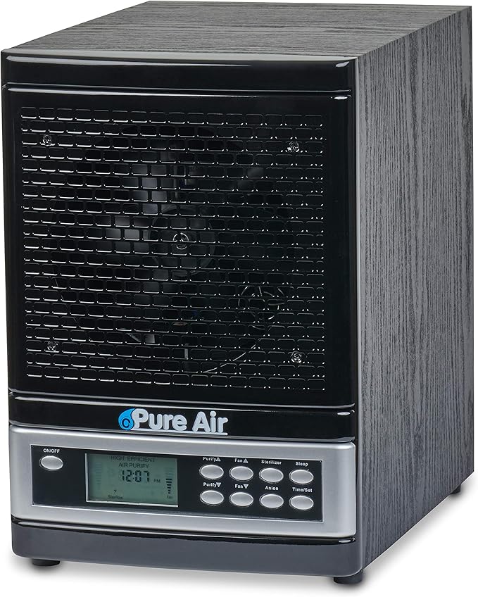 O3 Pure Whole Home Ozone and Ionizer Air Purifier with UV HEPA PCO and Carbon Filtration