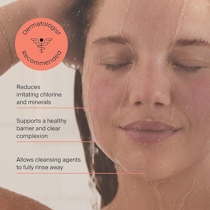 Canopy Filtered Shower Head - High Pressure Shower Head Filter for Hard Water - Shower Filter To Remove Impurities for Healthier Scalp, Skin & Hair - Support Hair Growth & Minimize Breakage - Brass