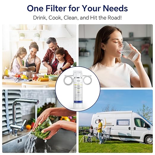 Stokk UR30 Under Sink Water Filter, Reduces Chlorine Bad Taste & Odor, 16000 Gallons Under Counter Water Filter Direct Connect to Kitchen Faucet, NSF/ANSI 42&372