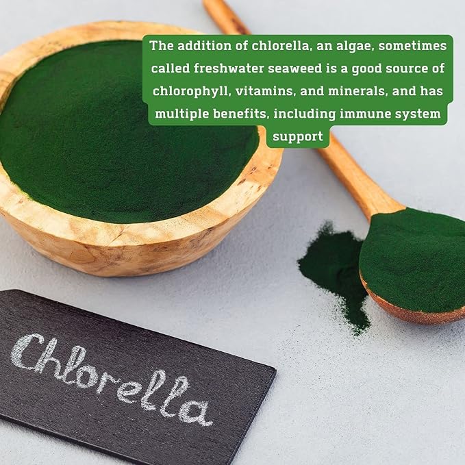 Zeolite Liquid Suspension w/Chlorella - Detox Support, Immune System and Digestive Tract Health Support for Kids and Adults (60 Servings)