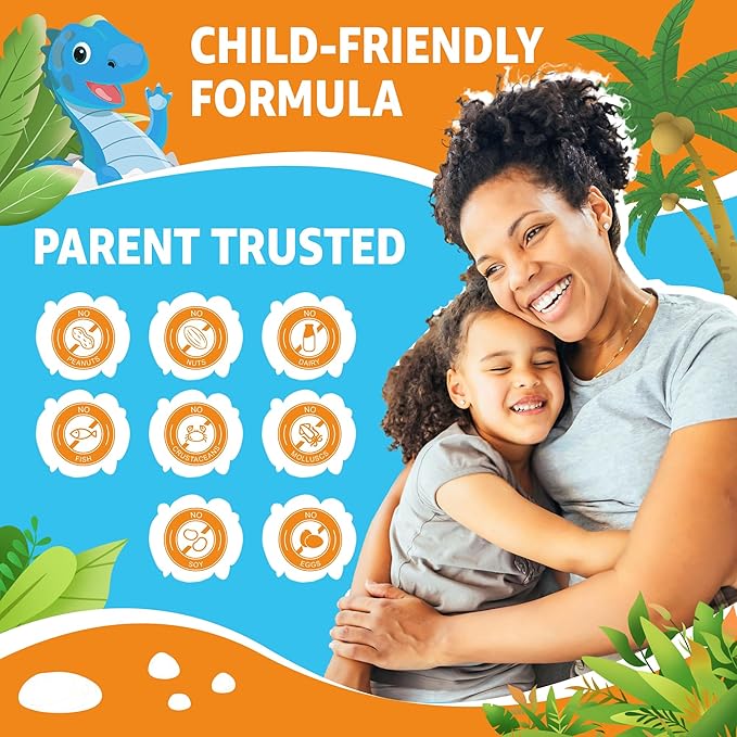 Zeolite Gummies for Kids & Adults, Sugar Free Zeolite Detox Supplements w/ Chlorella, Spirulina, Minerals, Choline - Gentle Body Detox & Cleanse, Gut Health, Immune, Focus, Energy, Bone, Vegan, 60cts