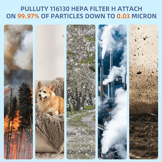 5500-2 Air Purifier Filter Replacement for Winix Plasmawave Air Purifier 5500-2 5300-2 6300-2 C535 AM80 AM90,4 Pack H13 Grade True HEPA Filter,Replace 116130 Filter H