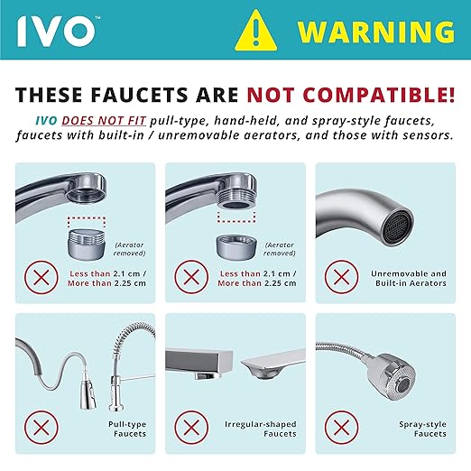 IVO Water Filter for Sink Faucet – 4-Stages with NSF-Approved Microfiltration Technology – Removes Chlorine, Rust, Sediments and Microscopic Contaminants – Retains Healthy Minerals