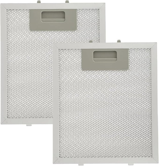 W10915369 Range Hood Filter replacement 5 Layer Aluminum Mesh Hood Grease Filter Fit for Whirlp Kitchen Exhaust Fan Jenn Air Kitchen Aid(2 Pack)