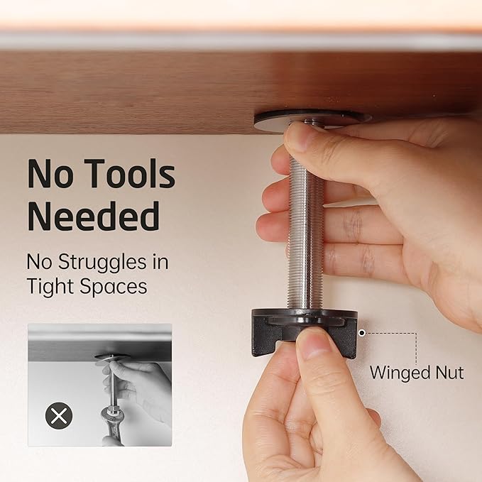 KES Drinking RO Water Faucet Lead-Free, Reverse Osmosis Faucet for Kitchen Sink, 18/8 Stainless Steel Water Filter Faucet, Fits Most RO Water Filtration System, Brushed Finish, Z506LF-BS