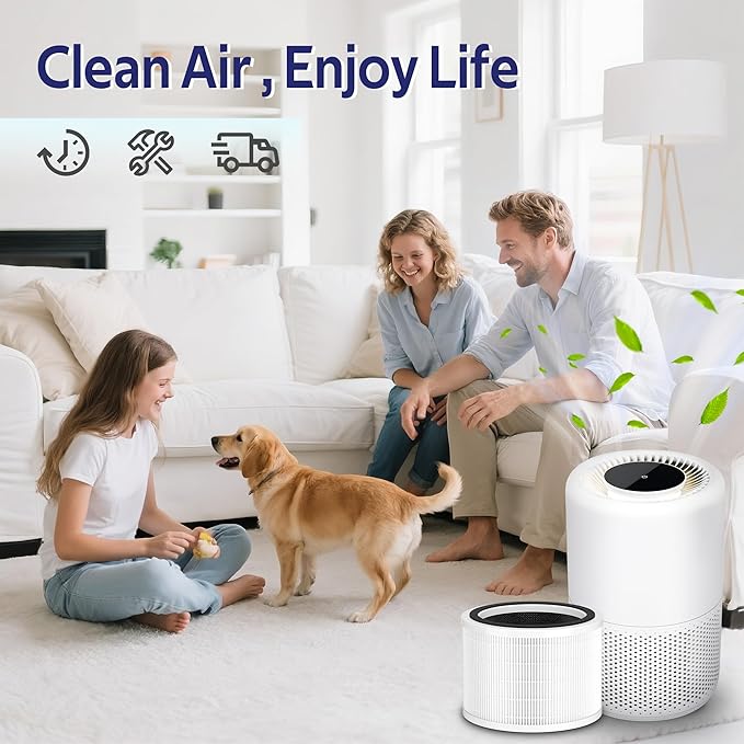 Core 200S Replacement Filter Compatible with LEVOIT Core 200S-P Air Purifier, 3 stage Filter, Grade H13, Replace Part #Core 200S-RF,Pack of 4