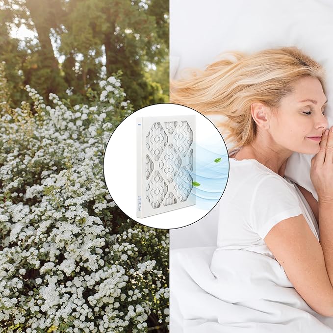 14x14x1 Air Filter MERV 13 (2-Pack), HVAC/Furnace AC Filter Replacement, Dust Defense–Comparable with MPR 1500-1900 & FPR 10 (Actual 13.75x13.75x0.75)