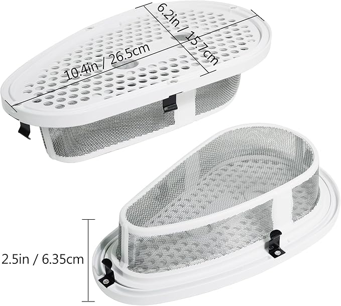 W10828351 Upgraded Clothes Dryer Lint Filter And Cover Dryer Lint Screen With Case Cover Compatible With Whirlpool Kenmore Dryer/Washer,Replaces 8531964 8531967 AP5985829