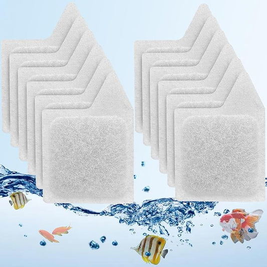 12 Pack Replacement Filter Cartridges XS for Tetra Whisper Extra Small Fish Tanks Filter; Refilled Filter Cartridges XS for Aquarium Kits Less 3 Gallons