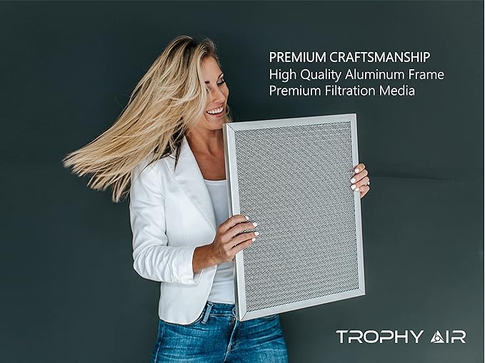 | Merv 8 | Washable Furnace Filter | Lifetime HVAC & Furnace Air Filter | Washable | Superior particle-holding Ability | Premium Quality Aluminum | (16x25x4 (3 5/8” depth))