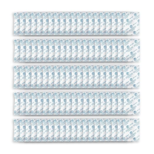 2Gram 100Packets Fonday Food Grade Silica Gel Packs Desiccants Moisture Absorbers Desiccants Packets Dehumidifier Packs