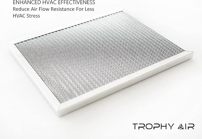 | Merv 8 | Washable Furnace Filter | Lifetime HVAC & Furnace Air Filter | Washable | Superior particle-holding Ability | Premium Quality Aluminum | (20x25x4 (4 3/8” depth))