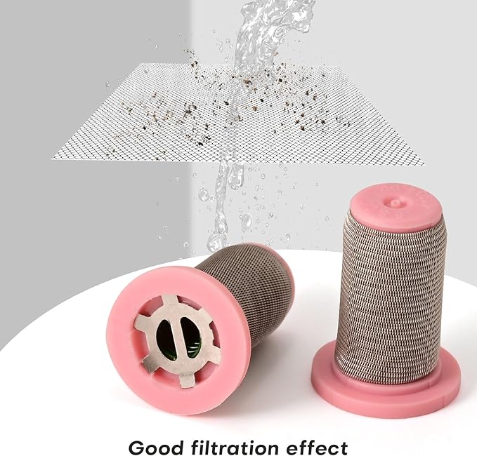 NEWISHTOOL 2 PCS 200 Mesh Strainer Micro Filter Screen for Trigger Jet Strainer, Stainless Steel Drip Irrigation Replacement Screen for Water Filter