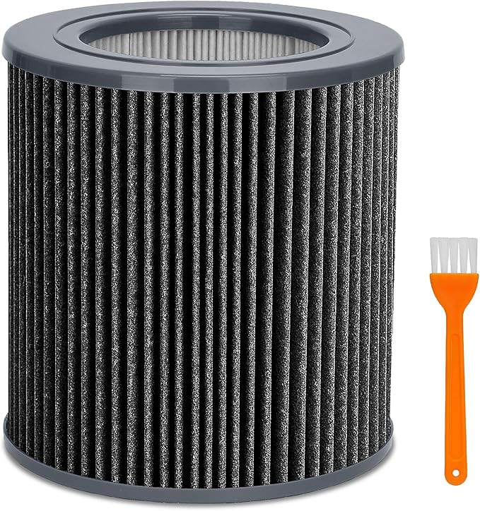 Air Mini Replacement Filter Compatible with Molekule Air Mini & Air Mini+ Air Purifiers, 3-in-1 High-Efficiency True HEPA Replacement Filter (Black, 1 Pack)