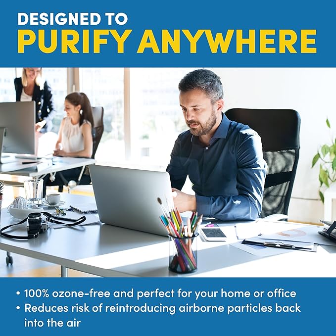 VEVA Air Purifier Filter Replacements - 6 Pack Precut & Compatible with Honey-well HPA200 Purifiers - Premium Activated Carbon Pre-Filters