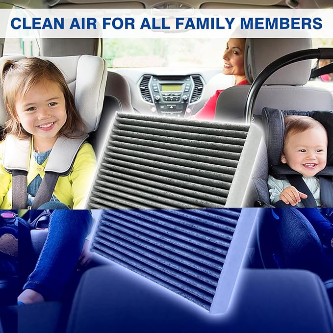 3 Pack HMF157 Cabin Air Filter for AVALON, CAMRY, COROLLA, PRIUS, PRIUS PRIME, RAV4, ES350, RX350, RX350L, RX450H, RX450HL, CX-9, Replace 87139-0E040, TK48-61-J6X