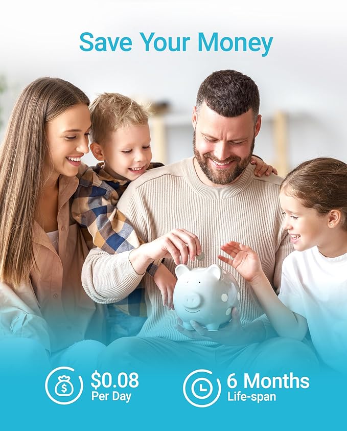 AQUA CREST Replacement for Frigidaire® & Electrolux® WF2CB®, PureSource2®, FC100, NGFC 2000, 9916, 469916, 469911, EWF2CBPA® Refrigerator Water Filter, 1 Filter