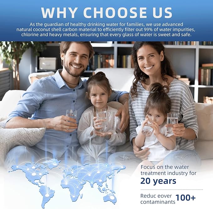 LT1000P ADQ747935 Water Filter LT1000P Replacement for LG LT1000P®/PC/PCS ThinQ® Water Filter,AGF80300704,LMXS28626S,LFXS26973S,LRFLC2706S,LRFS28XBS,LFXC22526S