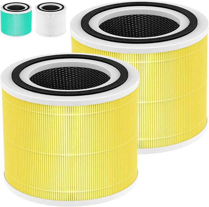 240 Pet Replacement Filter Compatible with 240 Air Purifier, 3-in-1 HEPA Replacement with Activated Carbon Filter for 99.97% Air Pollutants, and Odor, Filter Replacement for 240 Air Purifier, 2 Pack